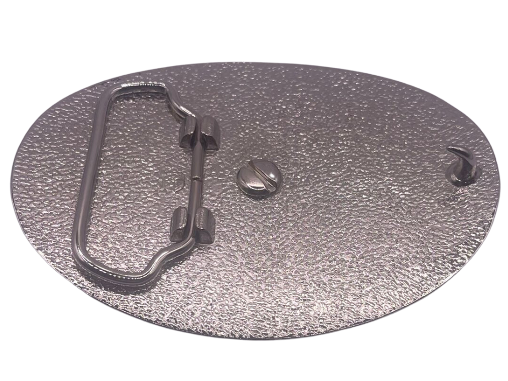 The State of Texas Lone Bull Star Emblem Gold Tone Unisex Fashion Western Cowboy Belt Buckles