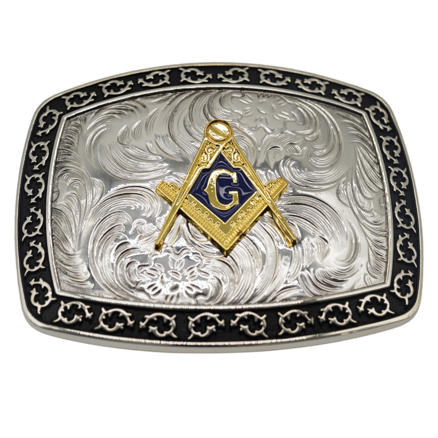 Masonic Bull Rider Cowboy Rodeo Western Large Belt Buckle Gold/Silver Color Fashion