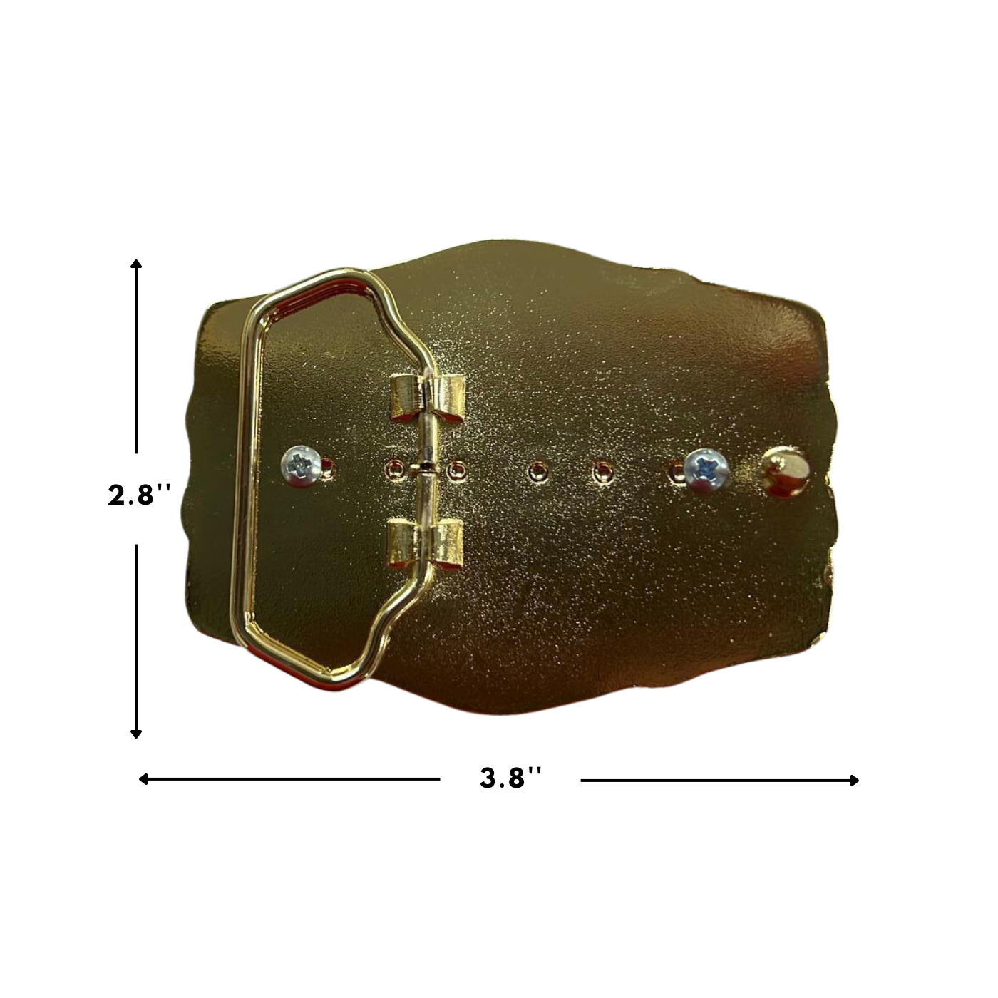 Western Rodeo Real Scorpion Gold Tone White Fashion Belt Buckles