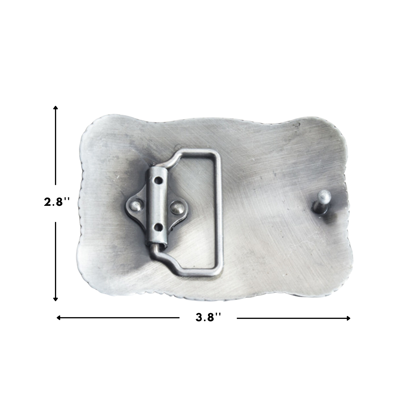 Longhorn Steer Trophy Sterling Silver Plated Western Unisex Fashion Belt Buckles