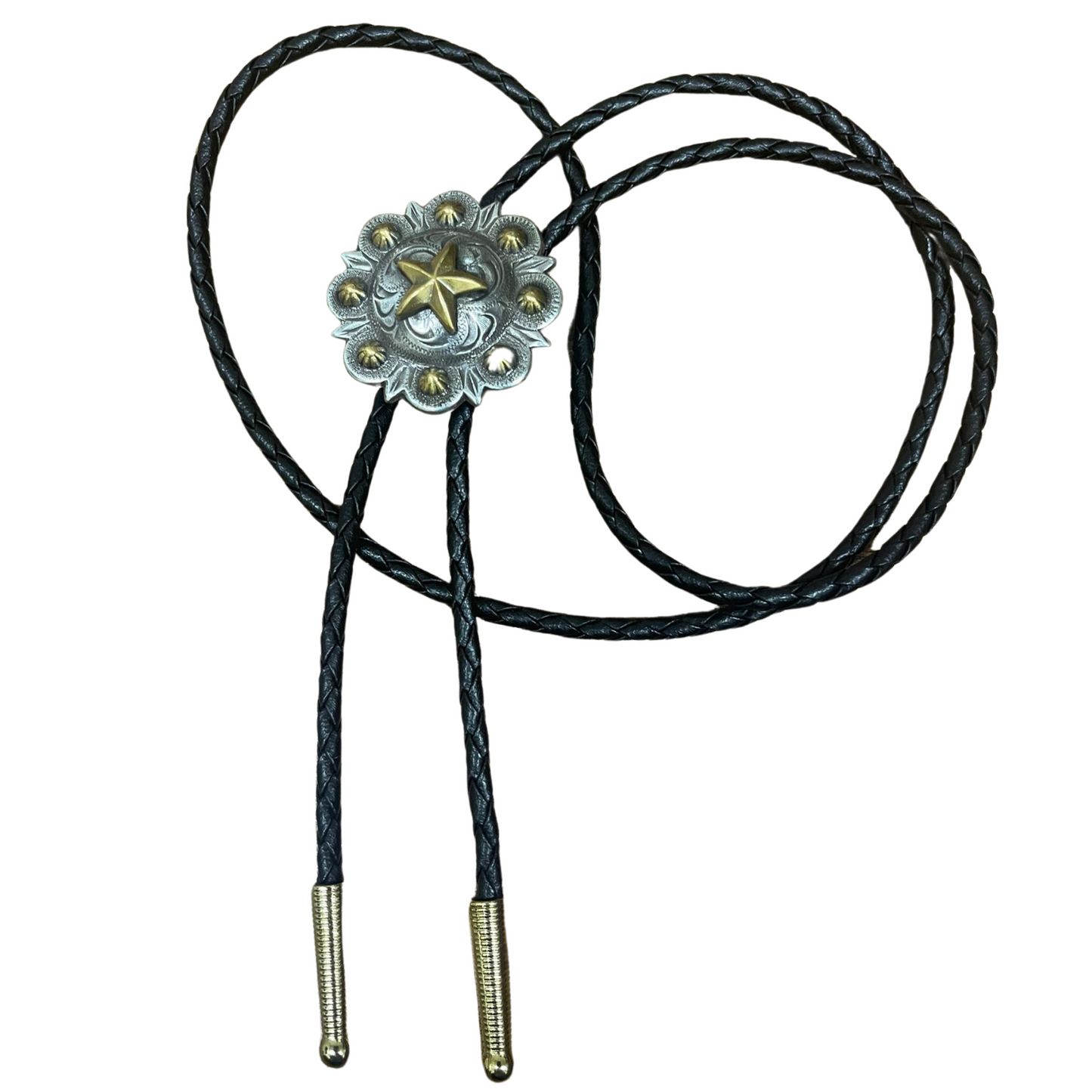 Star Theme Western Silver Rodeo Cowboy Bolo Tie , Fashion Silver Rodeo Western Cowboy Bolotie , Western Bolo Tie Chain Necklace