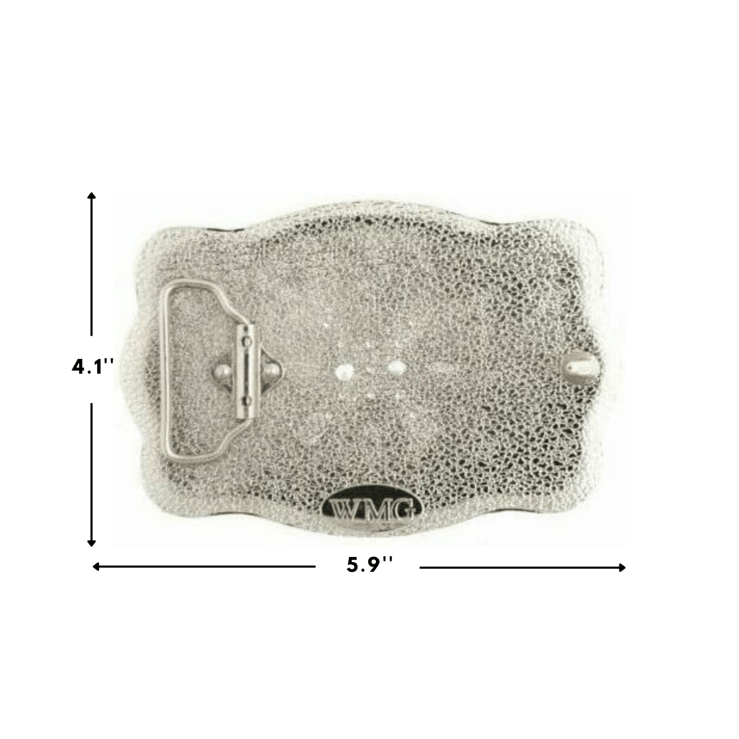 Initial Letter "D" Cowboy Rodeo Western Large Gold Tone Belt Buckle