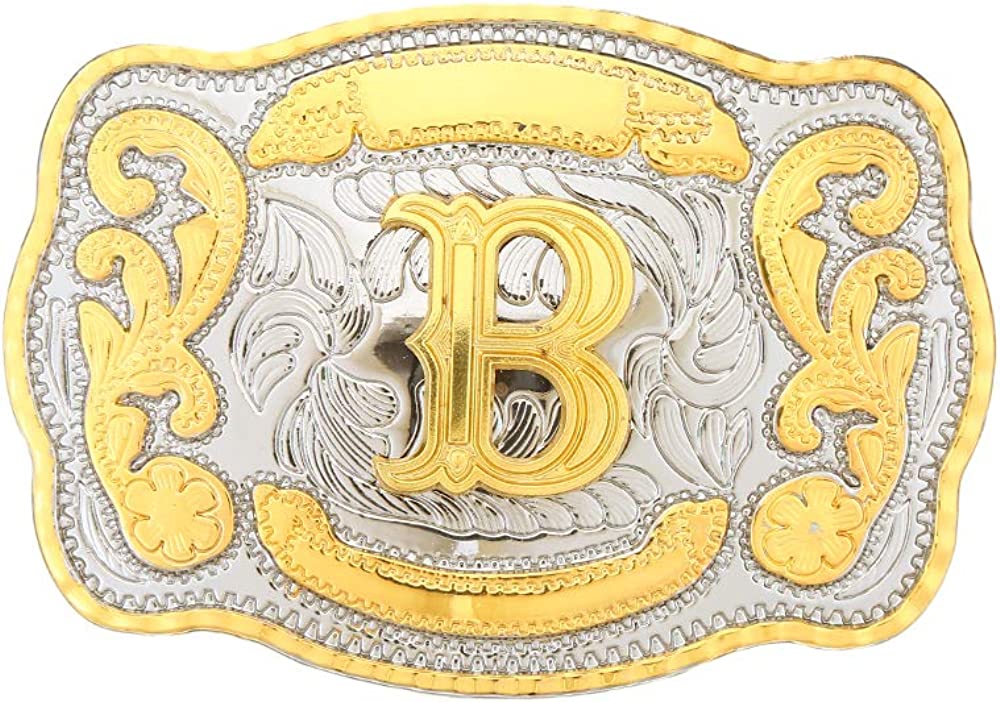 Cintura uomini fibbie, lettera inglese 3D, stile occidentale, alfabeto cowboy lettera iniziale, Vintage, si adatta cinture larghe 38-40mm Cintura uomini fibbie, lettera inglese 3D, stile occidentale, alfabeto cowboy lettera iniziale, Vintage, si adatta cinture larghe 38-40mm