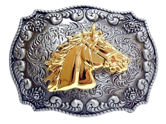 Horse Head Cowboy Western Rodeo Fashion Unisex Cowboy and Cowgirl Belt Buckles