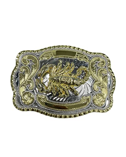 Western Scorpion Cowboy Cowgirl Rodeo Scorpio Metal Unisex Large Gold Tone Belt Buckle