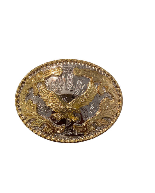 Vintage Western Belt Buckle Flying Eagle Novelty Clothing Rodeo Small Casual