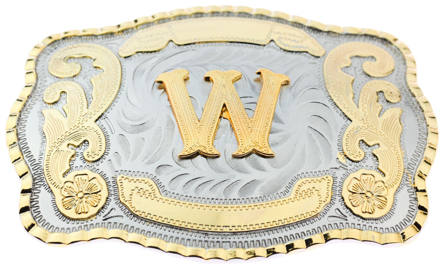 WMG Wear Initial Letter C Cowboy Rodeo Western Belt Buckle